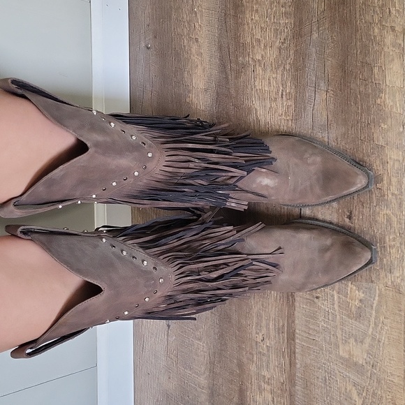 Roper fringe cowboy boots 9.5 - Picture 2 of 3